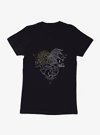 Harry Potter Thestral Outline Womens T-Shirt