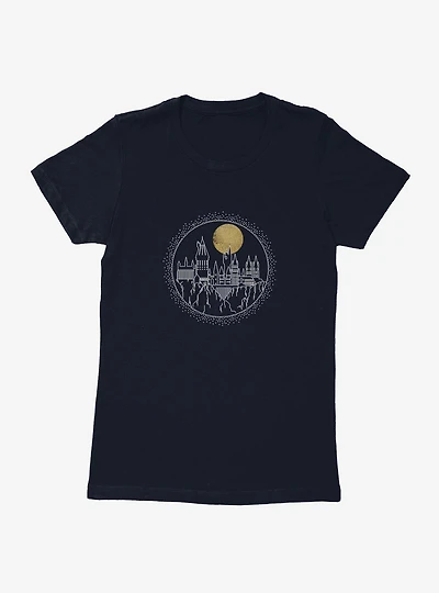 Harry Potter Hogwarts Full Moon Womens T-Shirt