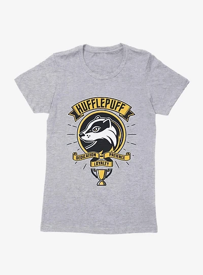 Harry Potter Hufflepuff House Patch Art Womens T-Shirt
