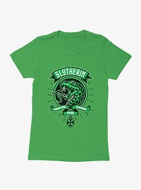 Harry Potter Slytherin House Patch Art Womens T-Shirt