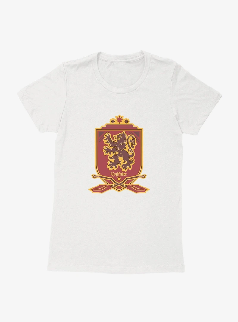 Harry Potter Gryffindor Quidditch Crest Womens T-Shirt