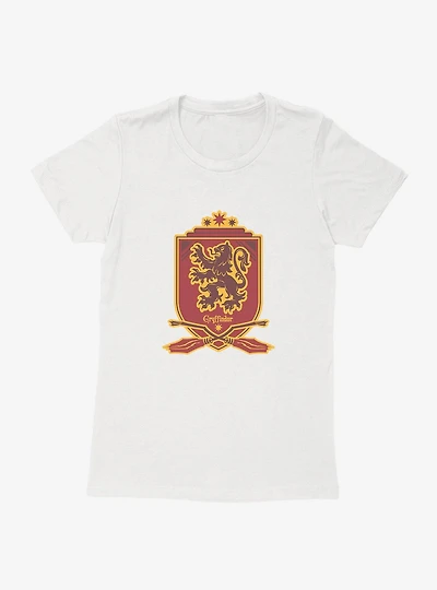 Harry Potter Gryffindor Quidditch Crest Womens T-Shirt
