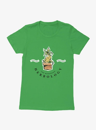 Harry Potter Watercolor Herbology Mandrake Womens T-Shirt
