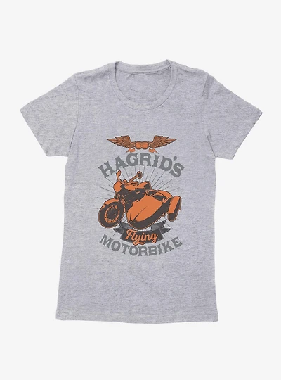 Harry Potter Hagrid's Flying Motorbike Bronze Icon Womens T-Shirt