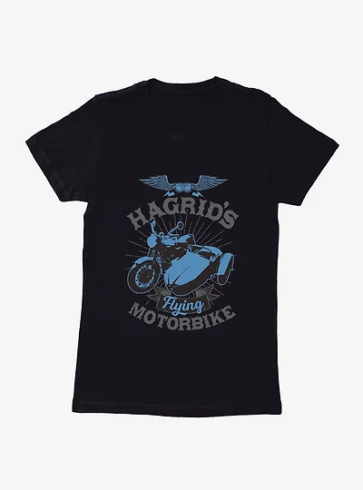 Harry Potter Hagrid's Flying Motorbike Icon Womens T-Shirt?