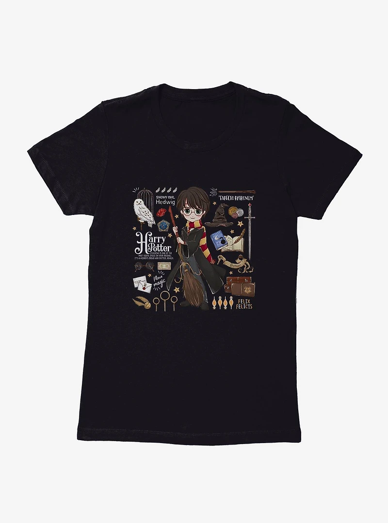 Harry Potter Stylized Icons Womens T-Shirt?