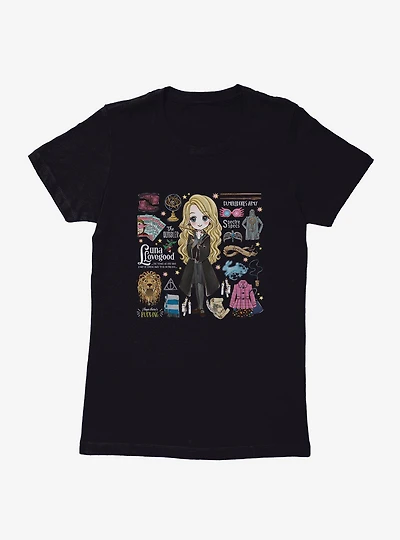 Harry Potter Stylized Luna Icons Womens T-Shirt