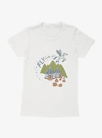 Harry Potter Buckbeak Fly With Me Womens T-Shirt