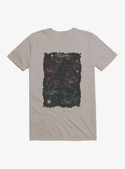 Harry Potter Marauder's Map Color T-Shirt