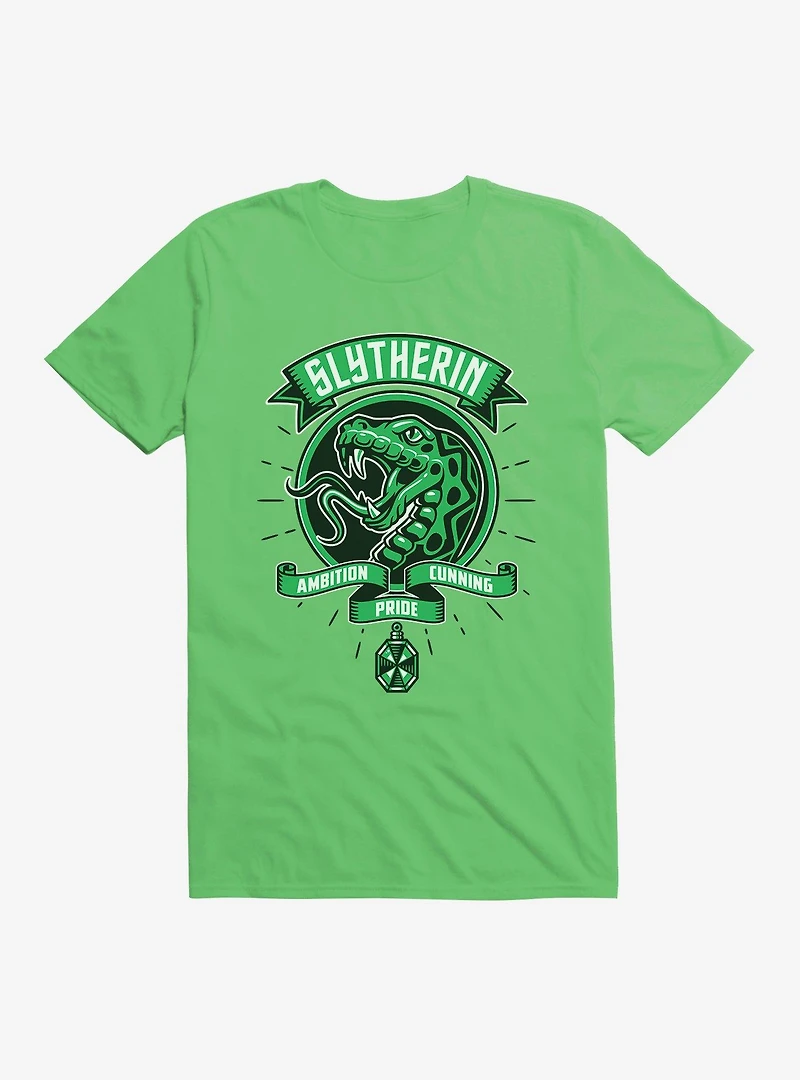 Harry Potter Slytherin House Patch Art T-Shirt
