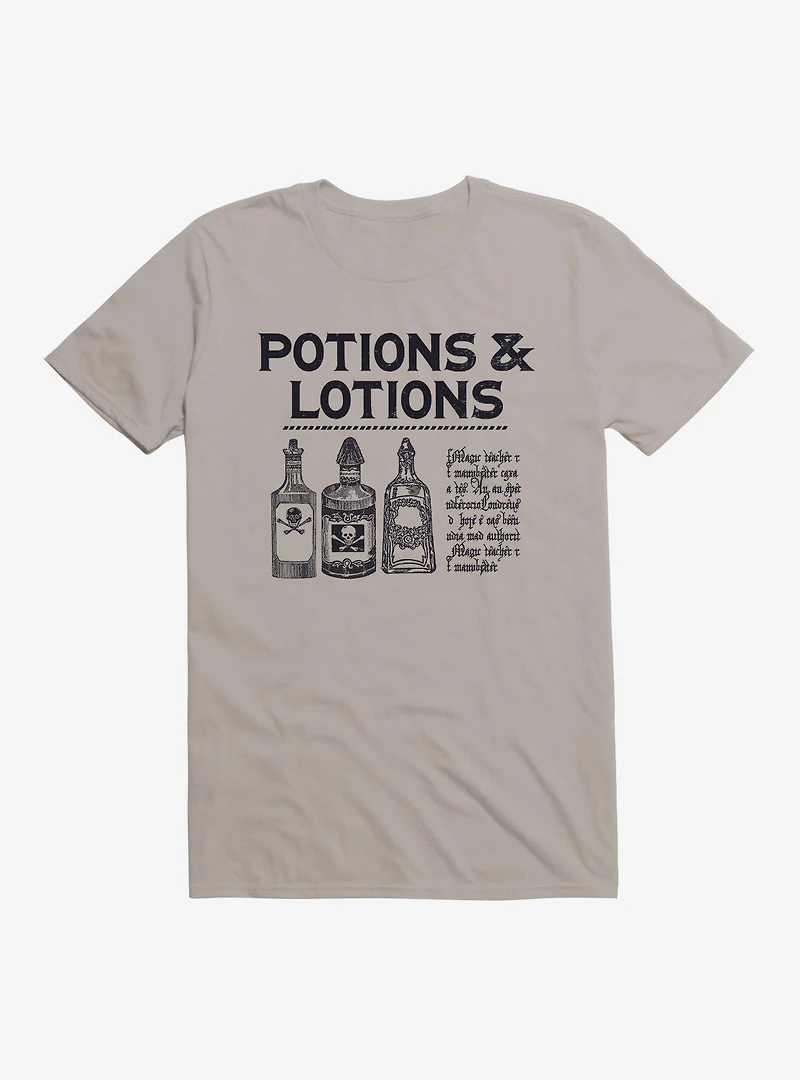 Fantastic Beasts: The Secrets Of Dumbledore Potions & Lotions T-Shirt