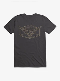 Harry Potter Golden Magic Quidditch Emblem T-Shirt