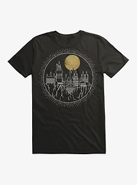 Harry Potter Hogwarts Full Moon T-Shirt