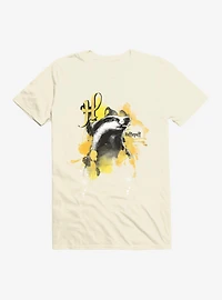 Harry Potter Hufflepuff Paint Splatter T-Shirt