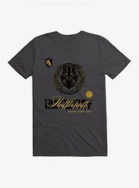 Harry Potter Hufflepuff Seal Motto T-Shirt