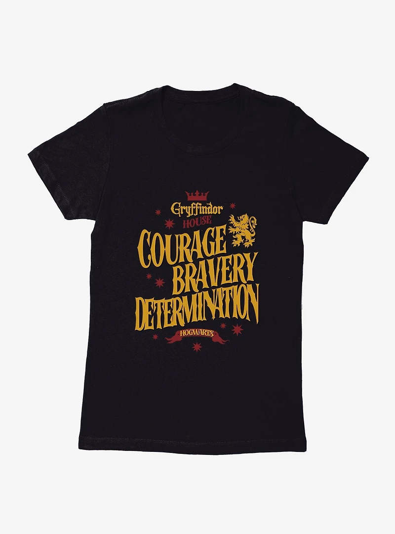 Harry Potter Gryffindor Traits Womens T-Shirt