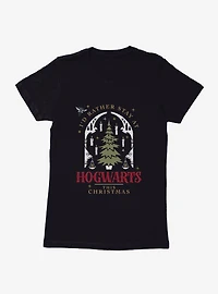 Harry Potter Rather Stay At Hogwarts This Christmas Womens T-Shirt?