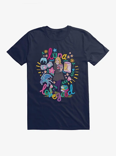 Harry Potter Luna Lovegood Doodle Art T-Shirt