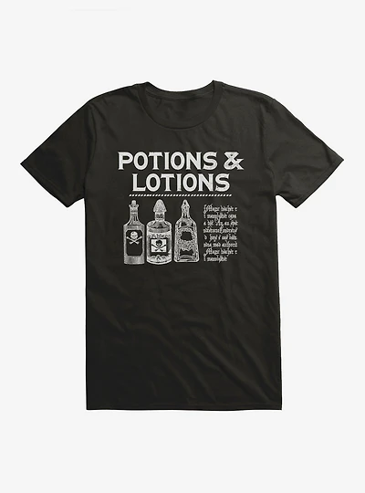 Fantastic Beasts: The Secrets Of Dumbledore Potions & Lotions T-Shirt