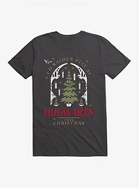 Harry Potter Rather Stay At Hogwarts This Christmas T-Shirt