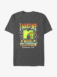 Mtv I Want My Music Garment Dye T-Shirt