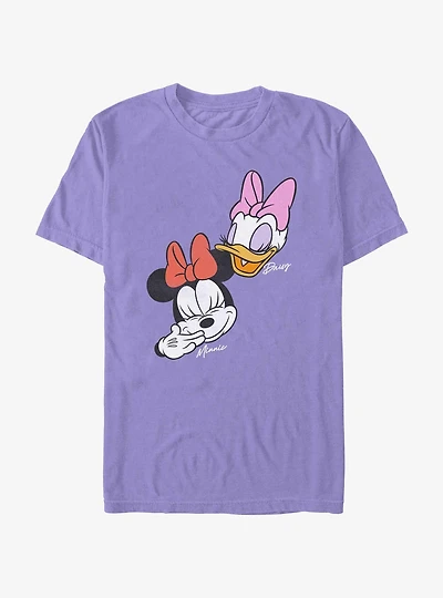 Disney Mickey Mouse Minnie And Daisy Garment Dye T-Shirt
