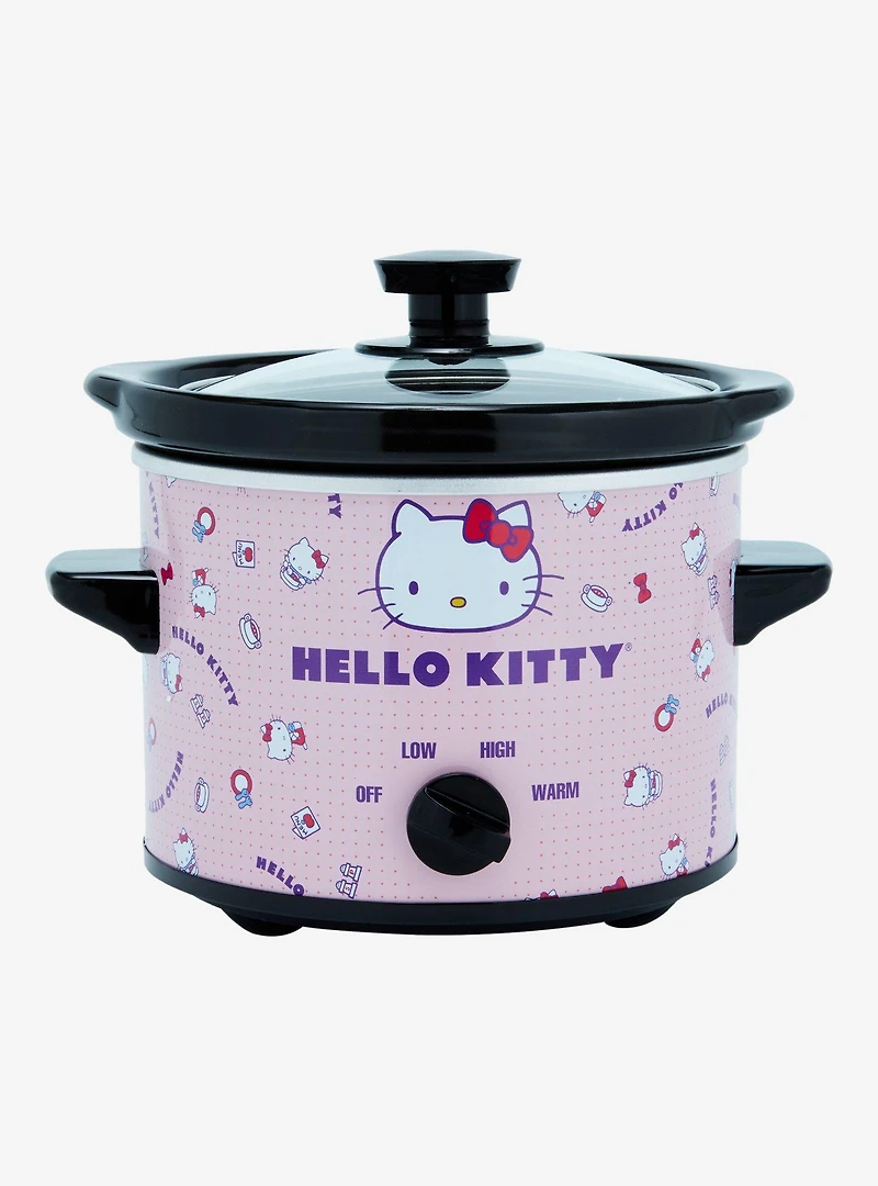 Sanrio Hello Kitty Allover Print 2-Quart Slow Cooker