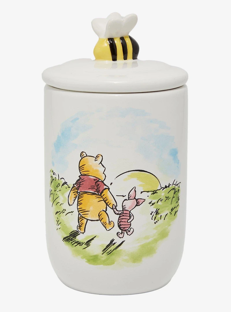 Disney Winnie the Pooh Piglet & Pooh Bear Canister and Lid