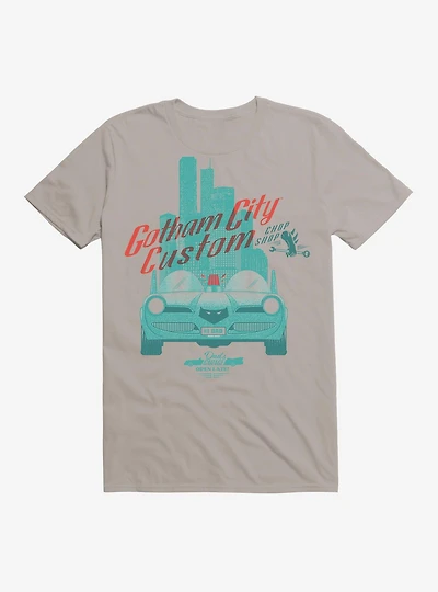 DC Comics Batman Gotham City Custom Dark Grey T-Shirt