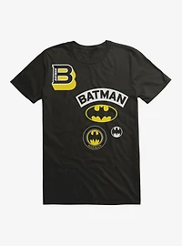 DC Comics Batman Symbols Midnight Navy Blue T-Shirt