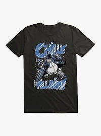 DC Comics Batman The Penguin Chillin Black T-Shirt