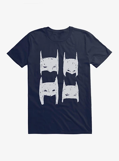 DC Comics Batman Cowls Black T-Shirt