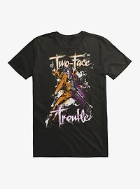DC Comics Batman Two-Face Trouble Forest Green T-Shirt