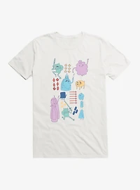 Adventure Time Characters Action T-Shirt