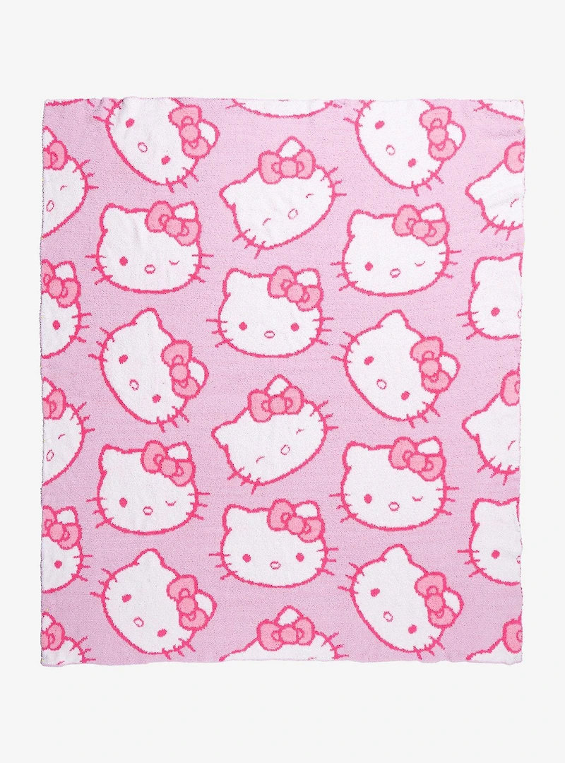 Sanrio Hello Kitty Allover Print Fuzzy Fleece Throw