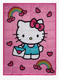 Sanrio Hello Kitty Hearts Weighted Blanket