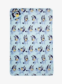 Bluey Allover Print Dancing Bluey Throw Blanket & Pillow