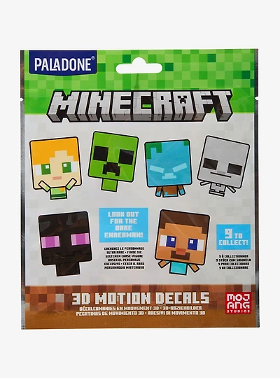 Minecraft Lenticular Blind Bag Sticker