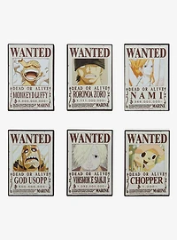 One Piece Wanted Posters Blind Box Magnet