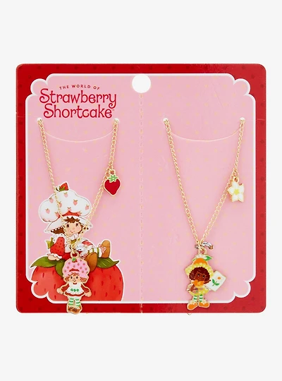 Strawberry Shortcake Orange Blossom and Strawberry Shortcake Bestie Necklace Set