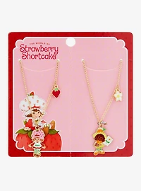 Strawberry Shortcake Orange Blossom and Strawberry Shortcake Bestie Necklace Set