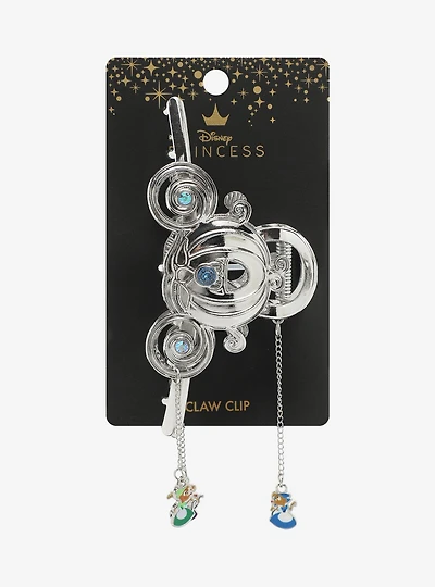 Disney Cinderella Carriage Claw Clip with Charms