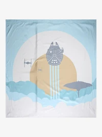 Star Wars Millennium Falcon Scenic Shower Curtain