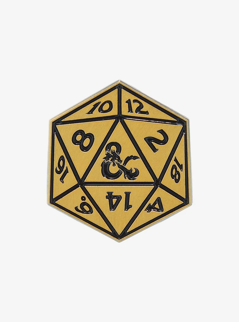 Dungeons & Dragons 50th Anniversary Dice Enamel Pin — BoxLunch Exclusive