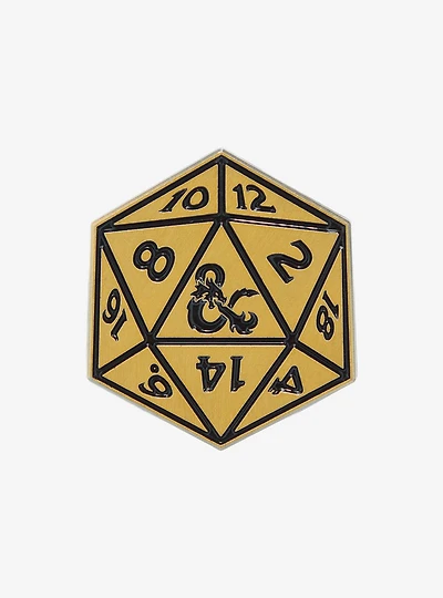 Dungeons & Dragons 50th Anniversary Dice Enamel Pin — BoxLunch Exclusive