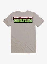 Teenage Mutant Ninja Turtles Original Title Font Grey T-Shirt