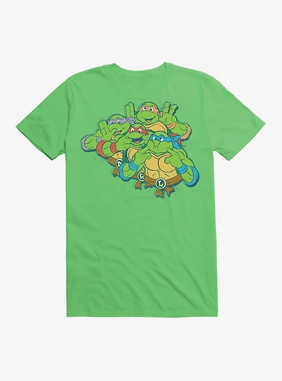 Teenage Mutant Ninja Turtles Group Making Faces T-Shirt