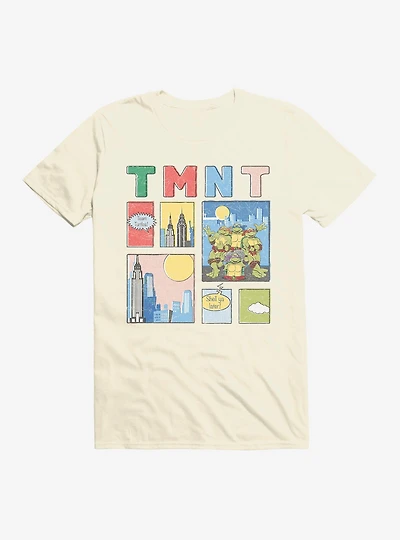 Teenage Mutant Ninja Turtles City Collage T-Shirt