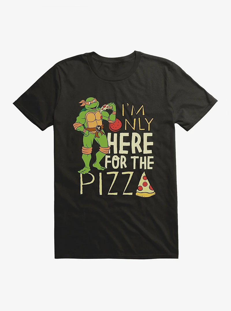 Teenage Mutant Ninja Turtles Michelangelo Only Here For Pizza T-Shirt