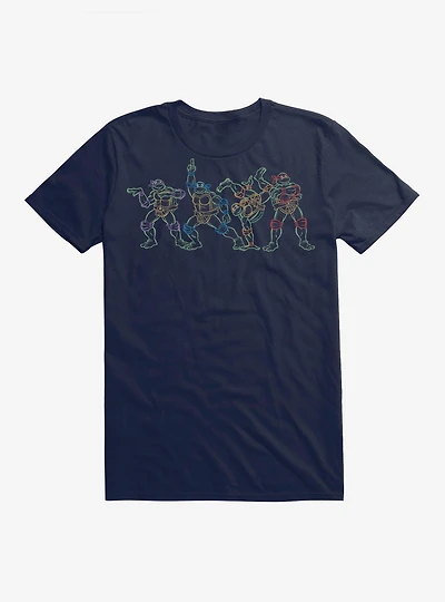 Teenage Mutant Ninja Turtles Neon Chalk Joking Around T-Shirt